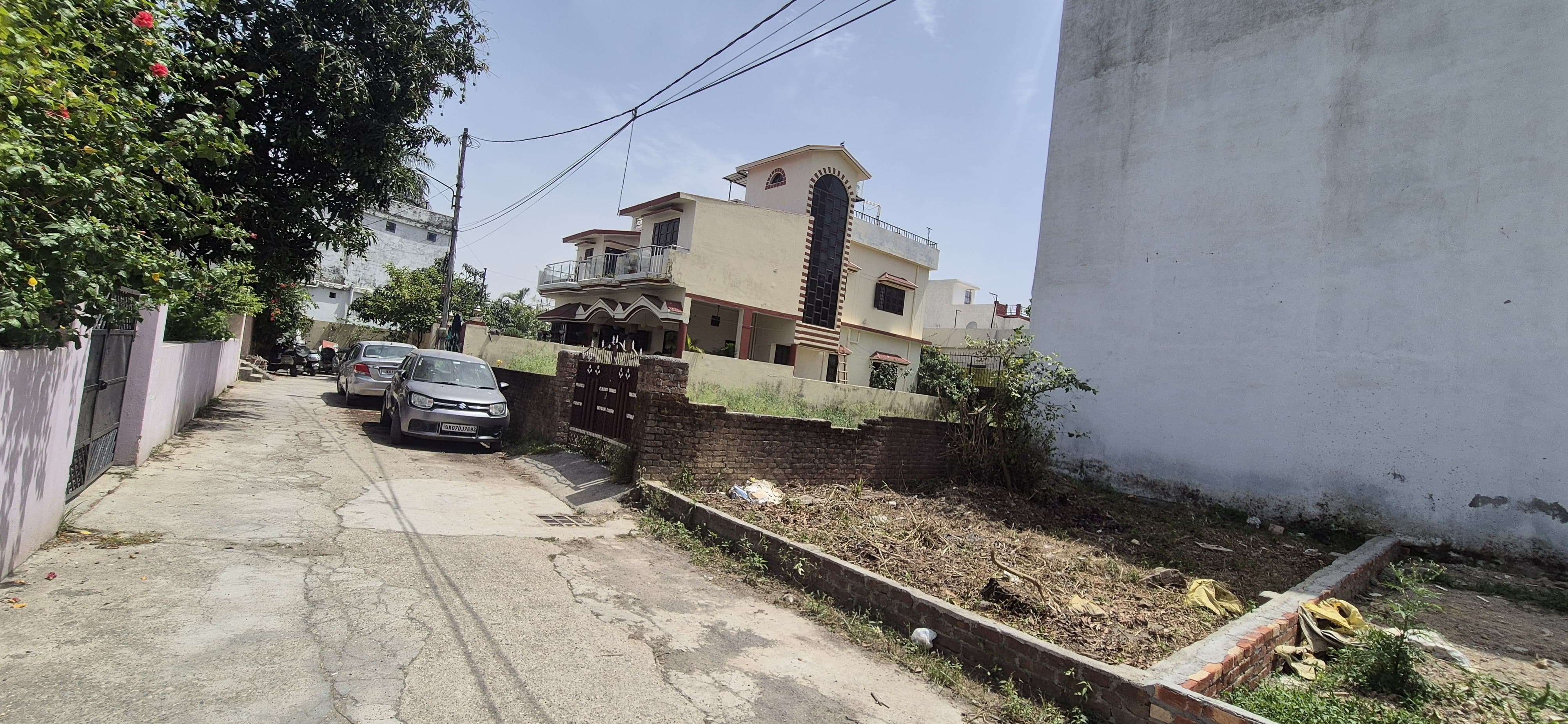 Residential plot development photo